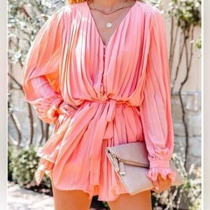Vici Pleated Romper